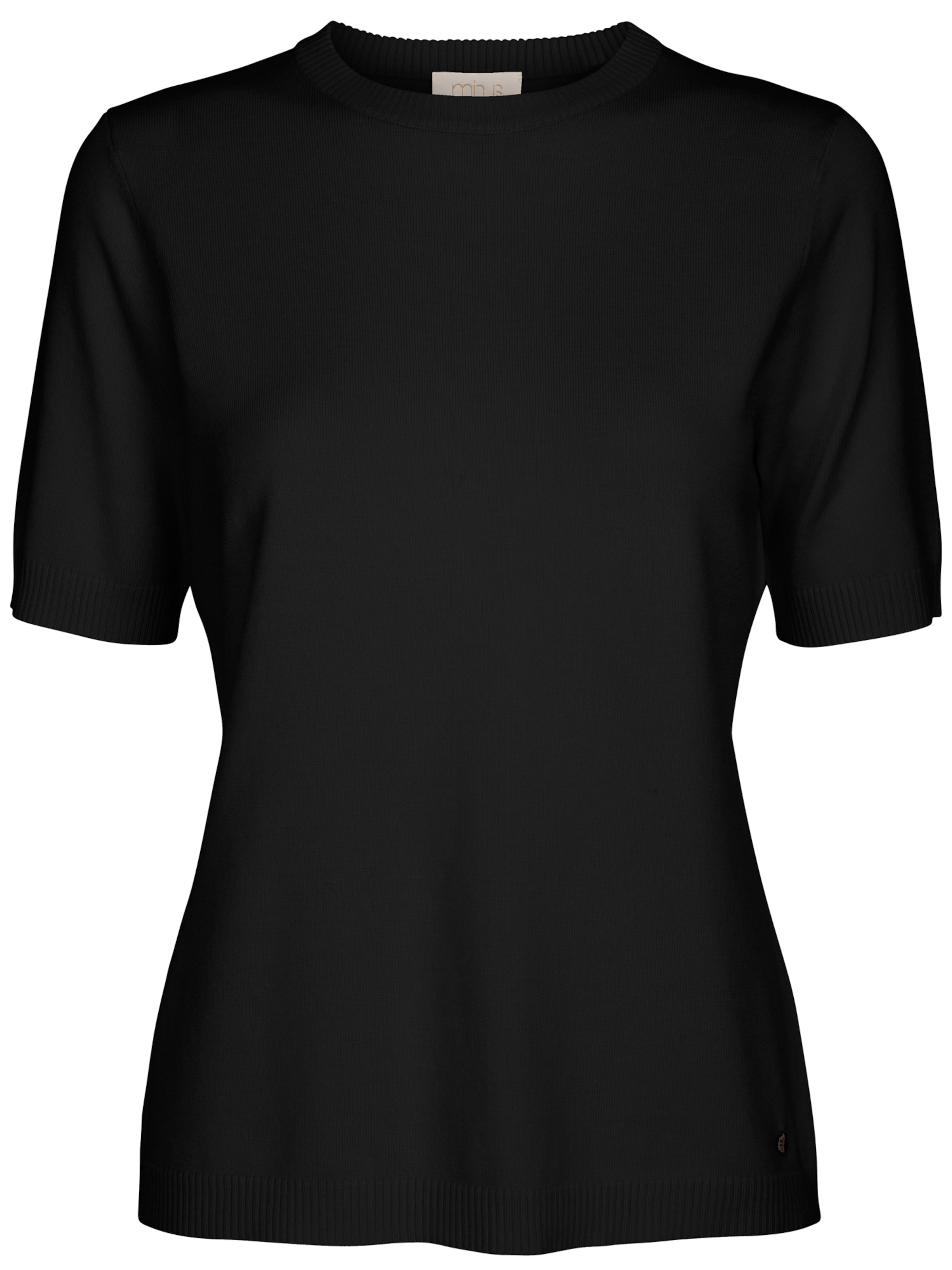 minus Pullover 'Pamela' in Schwarz: Vorderseite