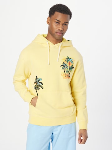 SCOTCH & SODA Sweatshirt 'Forever summer' in Yellow: front