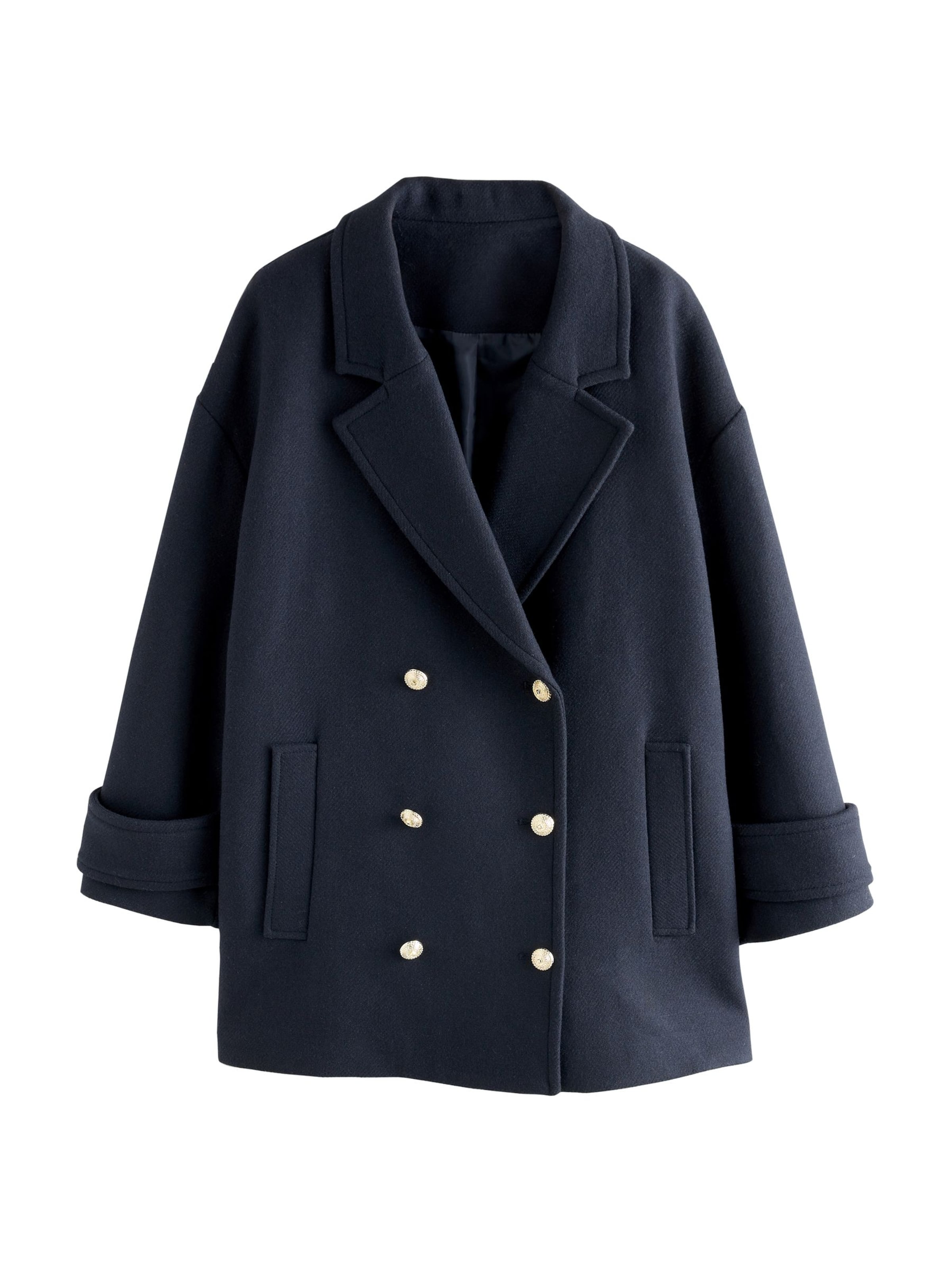 Next Демисезонное пальто в Синий: спереди