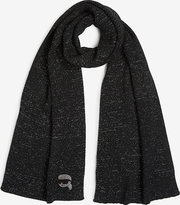 juoda Karl Lagerfeld Šalikas: priekis