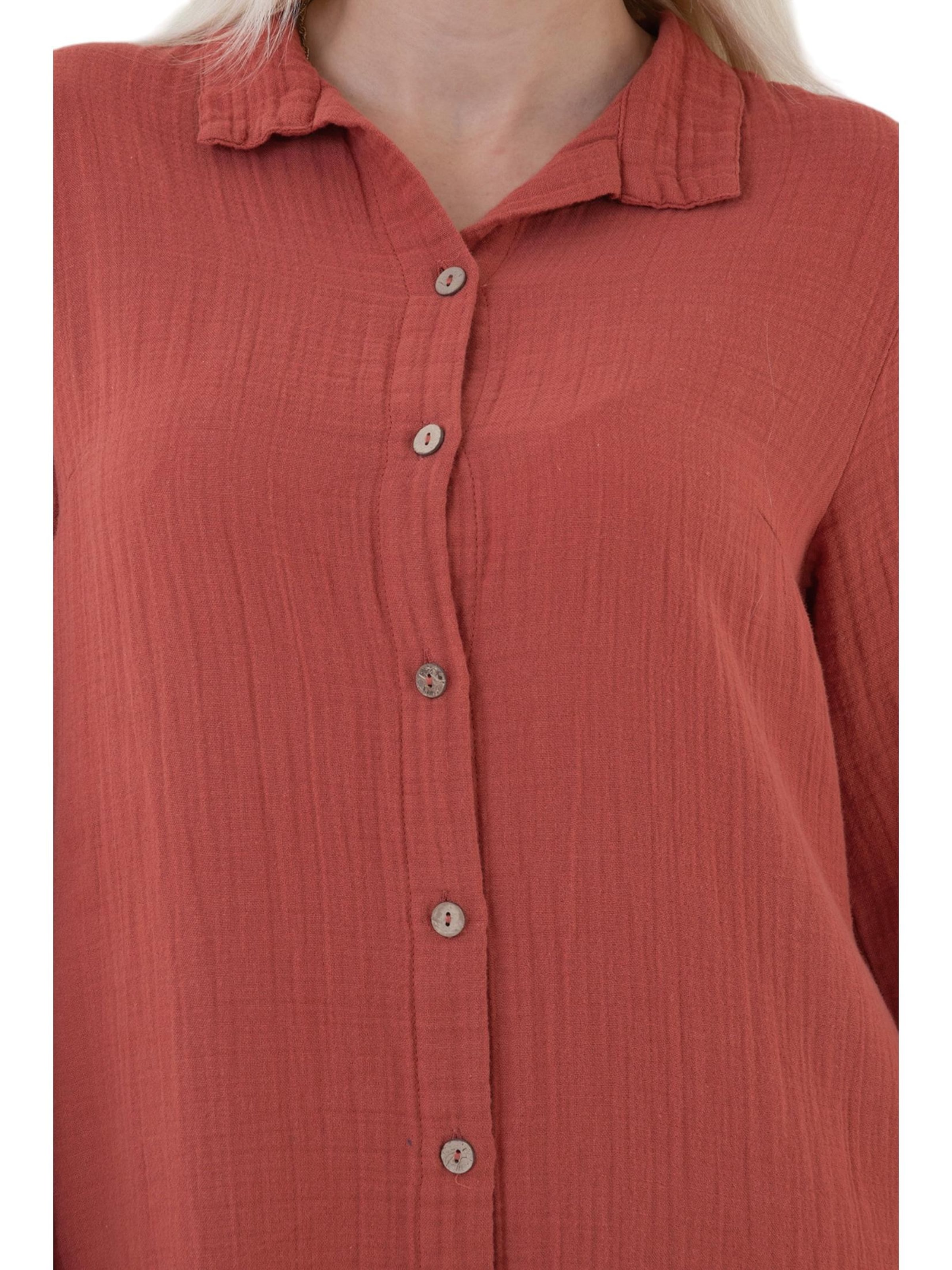 WENOR Shirt dress 'NURYA' in Red