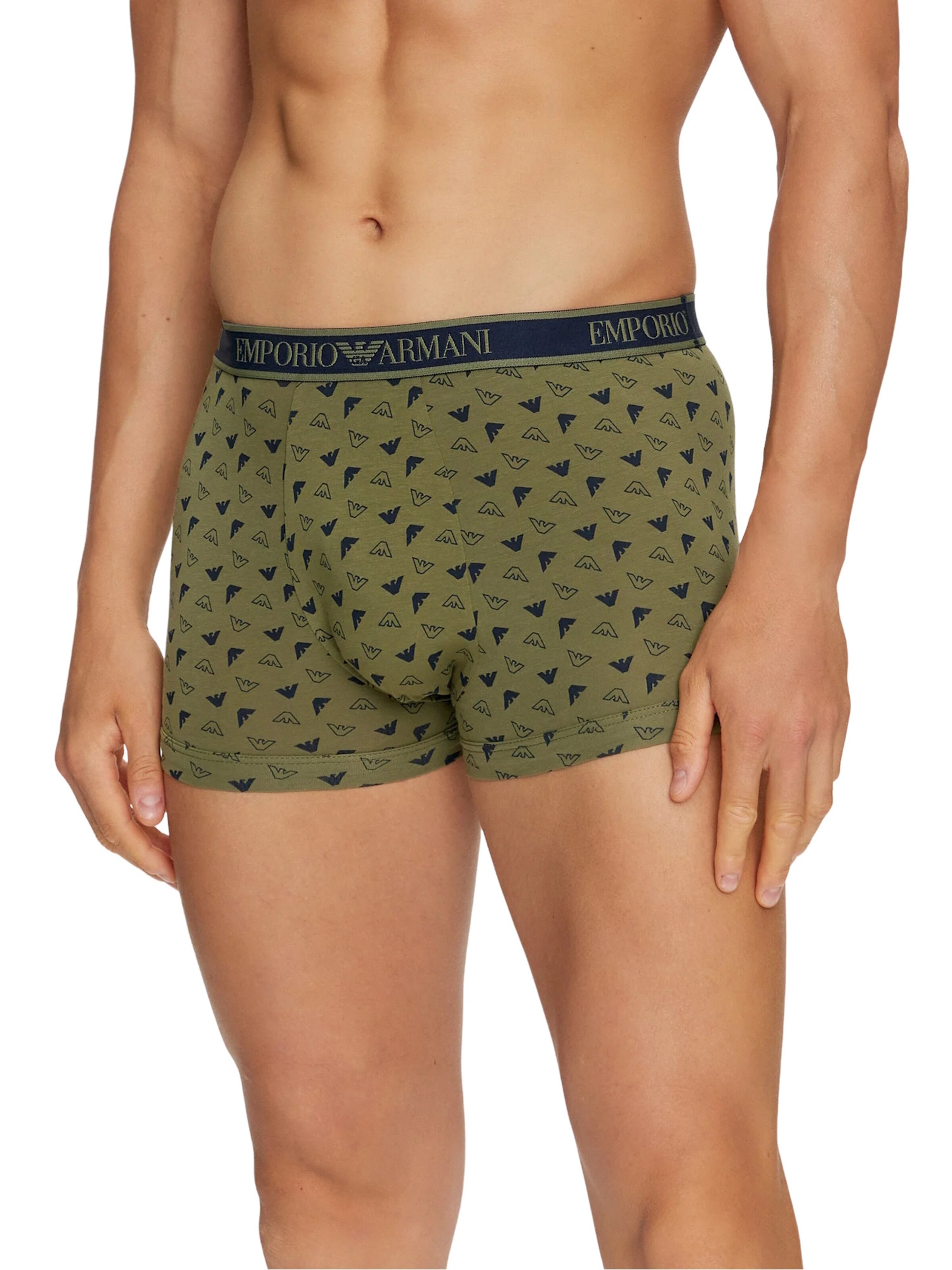 Boxers Emporio Armani en bleu : devant