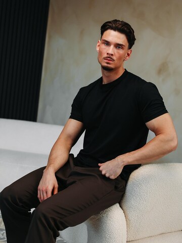 Richesse Shirt 'SHINY ESSENTIAL SHIRT BLACK' in Zwart: voorkant