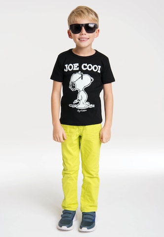 LOGOSHIRT T-Shirt Snoopy - Peanuts - Joe Cool in Schwarz