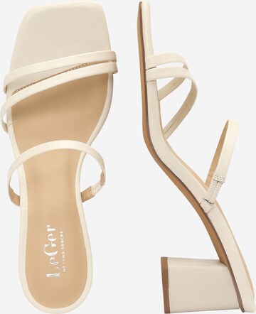 LeGer by Lena Gercke Mule in White: side