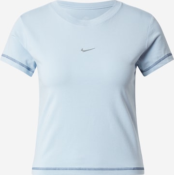T-shirt Nike Sportswear en bleu : devant