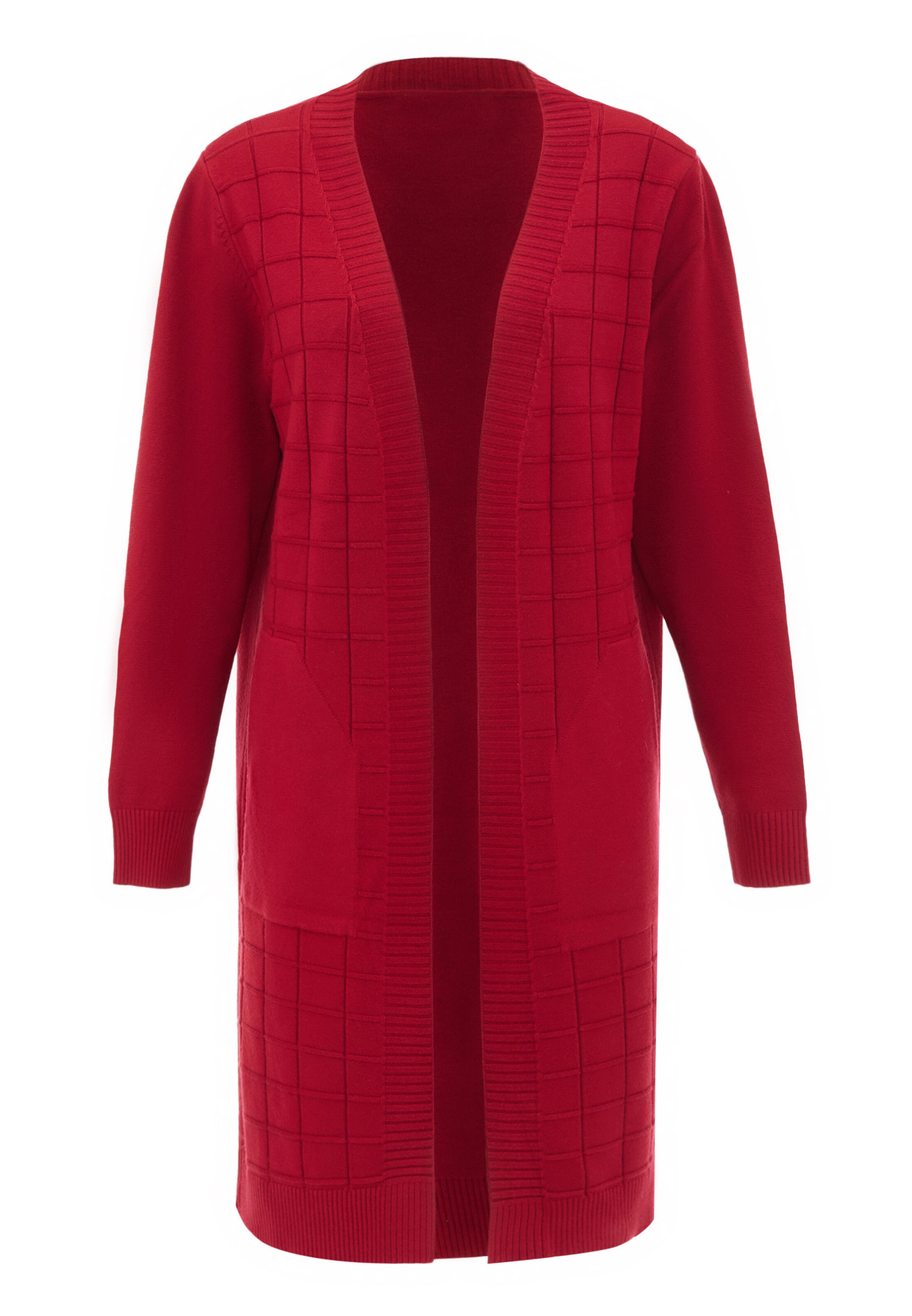 Sidona - Casaco de malha em vermelho: frente