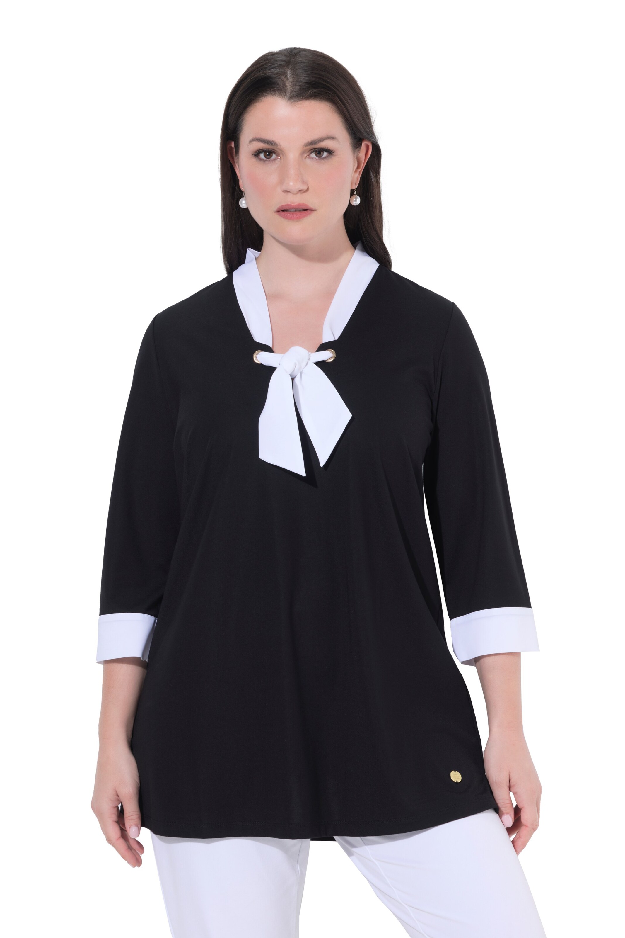 Ulla Popken Blouse in Black: front
