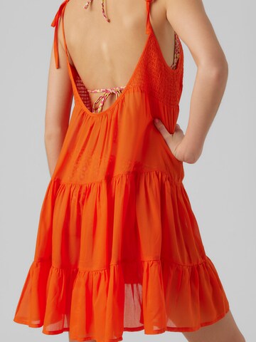 VERO MODA Kleid 'Lasley' in Orange