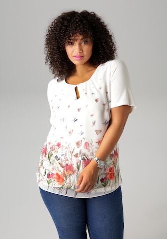 Aniston Bluse in Weiß: Vorderseite