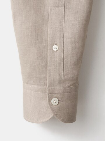 MANGO MAN Regular fit Overhemd 'CHENNAI' in Beige