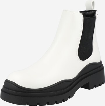 Xti Chelsea boots in Wit: voorkant