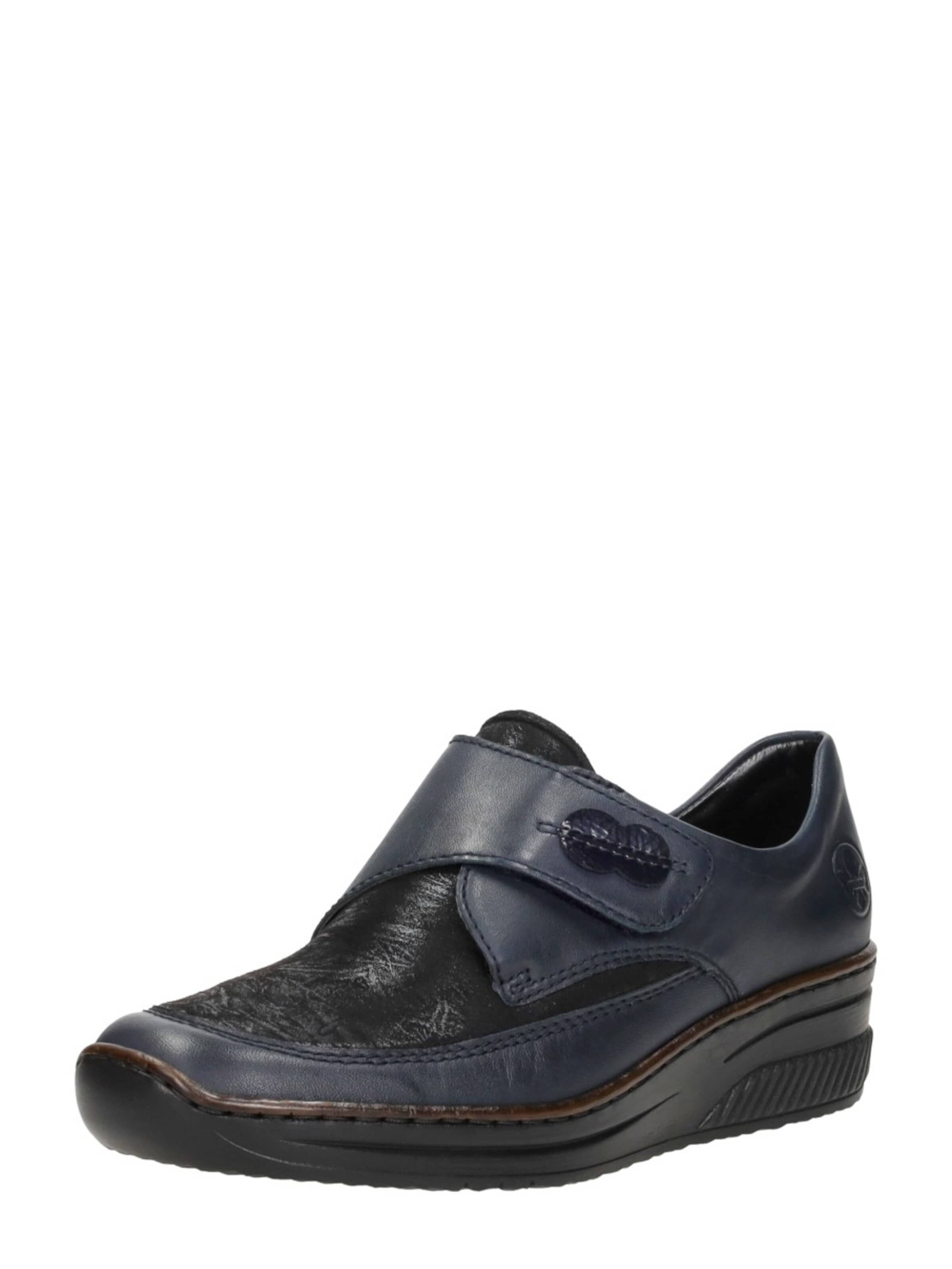 Rieker Slip-ons 'Klittenband' in Blue