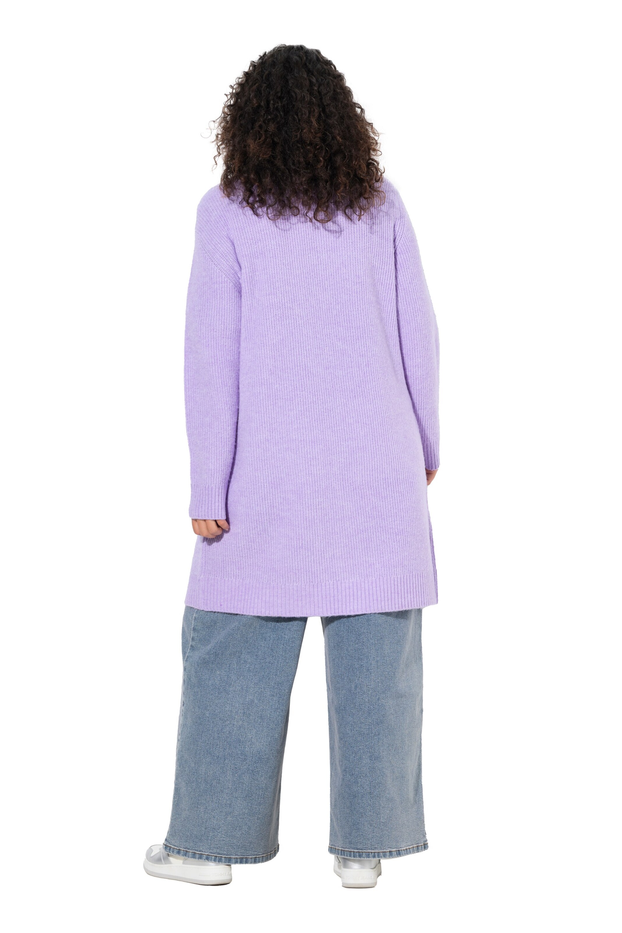 Ulla Popken Knit cardigan in Purple
