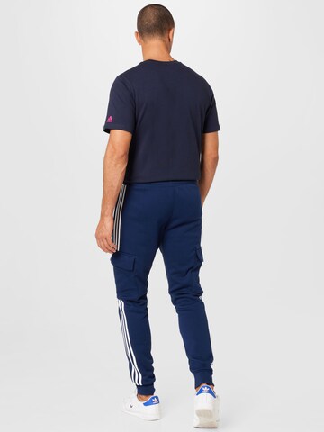 ADIDAS ORIGINALS Tapered Cargo trousers 'Adicolor 3-Stripes ' in Blue