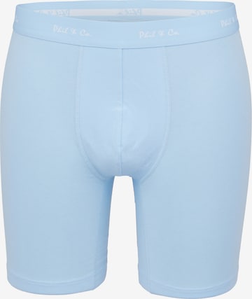 Phil & Co. Berlin Boxer shorts ' Long Boxer ' in Blue