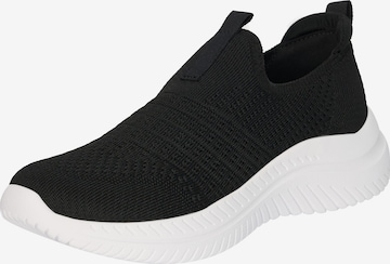 Scarpa slip-on di Elara in nero: frontale
