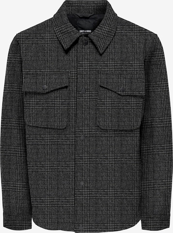 Only & Sons - Chaqueta de entretiempo 'Dex' en gris: frente