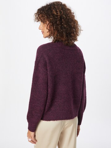 Molly BRACKEN Knit Cardigan in Purple