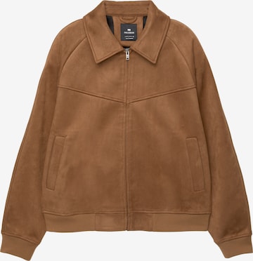 Veste mi-saison Pull&Bear en marron : devant