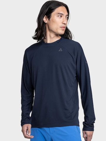 T-Shirt fonctionnel 'Enixa' Schöffel en bleu : devant