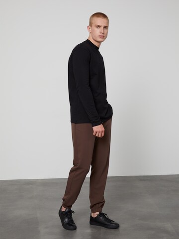 DAN FOX APPAREL Tapered Bukser 'Maurice' i brun