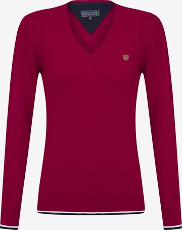 Pullover 'Pergusars' di Sir Raymond Tailor in rosso: frontale