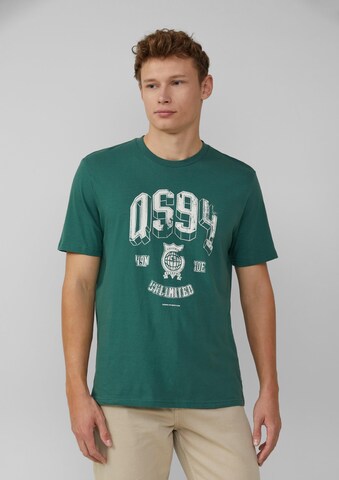 QS Shirt in Groen: voorkant