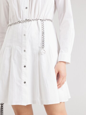 MICHAEL Michael Kors - Vestido camisero en blanco
