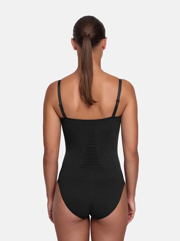 Body modellante 'Trägerloser Bodysuit Sculpting Shapewear mit Slip' di cfab (formerly creamy fabrics) in nero