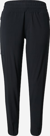 COLUMBIA Tapered Workout Pants 'Pleasant Creek' in Black: front