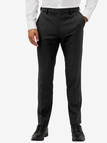 Slimfit Pantaloni con piega frontale di Next in nero: frontale