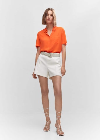 MANGO Bluse 'Moss' i orange