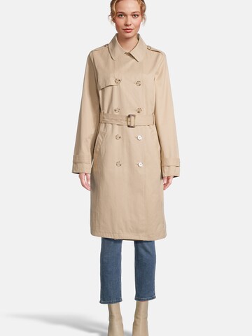 Manteau mi-saison New View en beige : devant