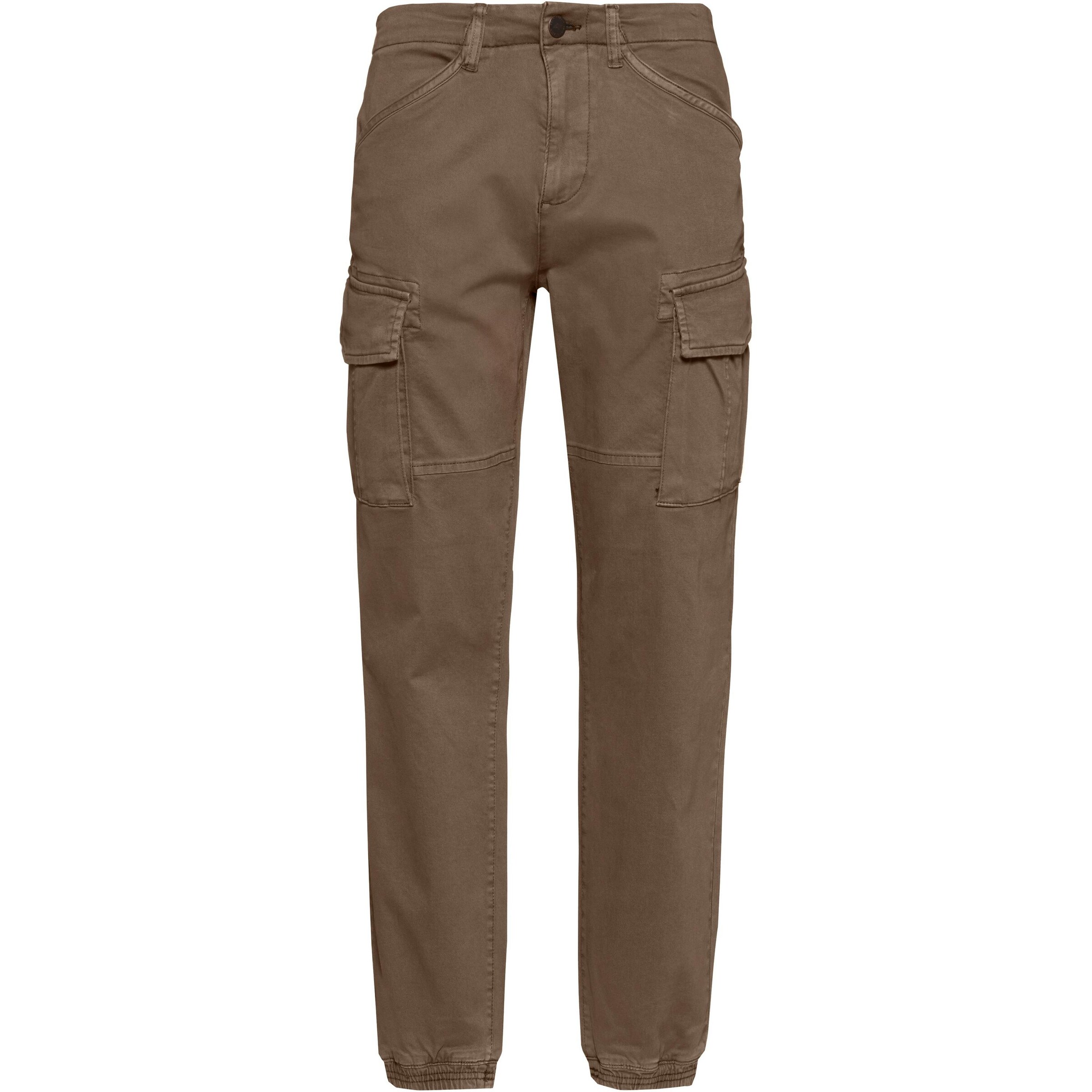 BEAR Tapered Cargo Pants in Brown: front