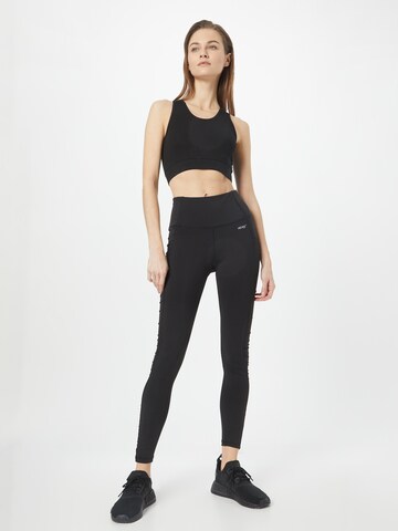 HKMX - Skinny Calças de desporto em preto