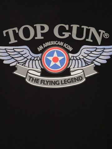 TOP GUN Shirt in Zwart