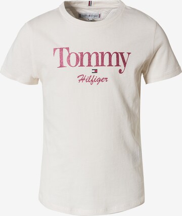 Tricou de la TOMMY HILFIGER pe alb: față