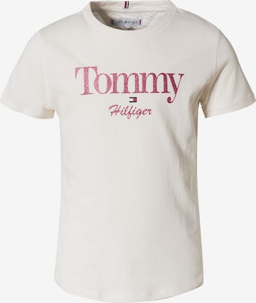 Tricou de la TOMMY HILFIGER pe alb: față