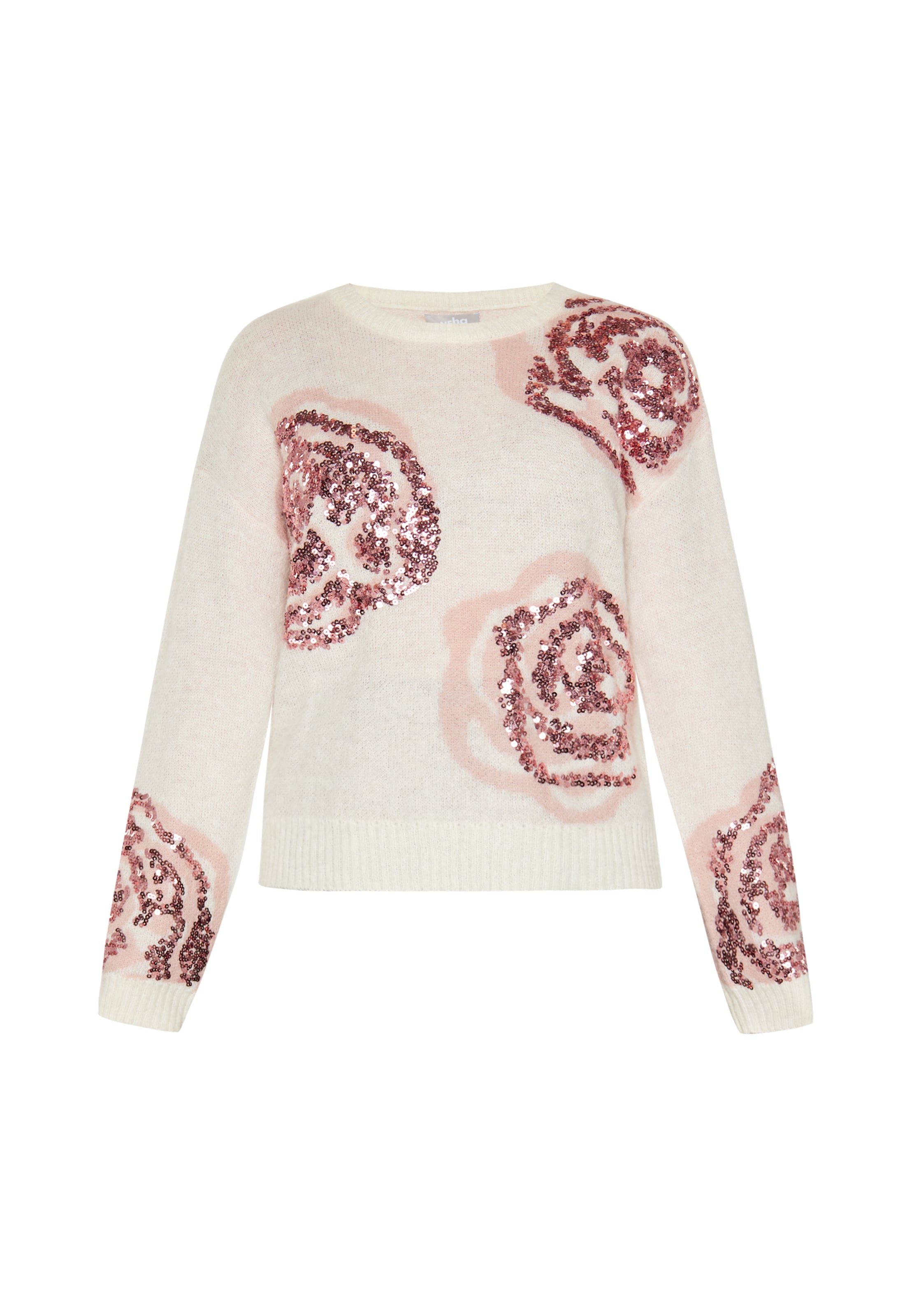 Usha Пуловер в бежово: отпред