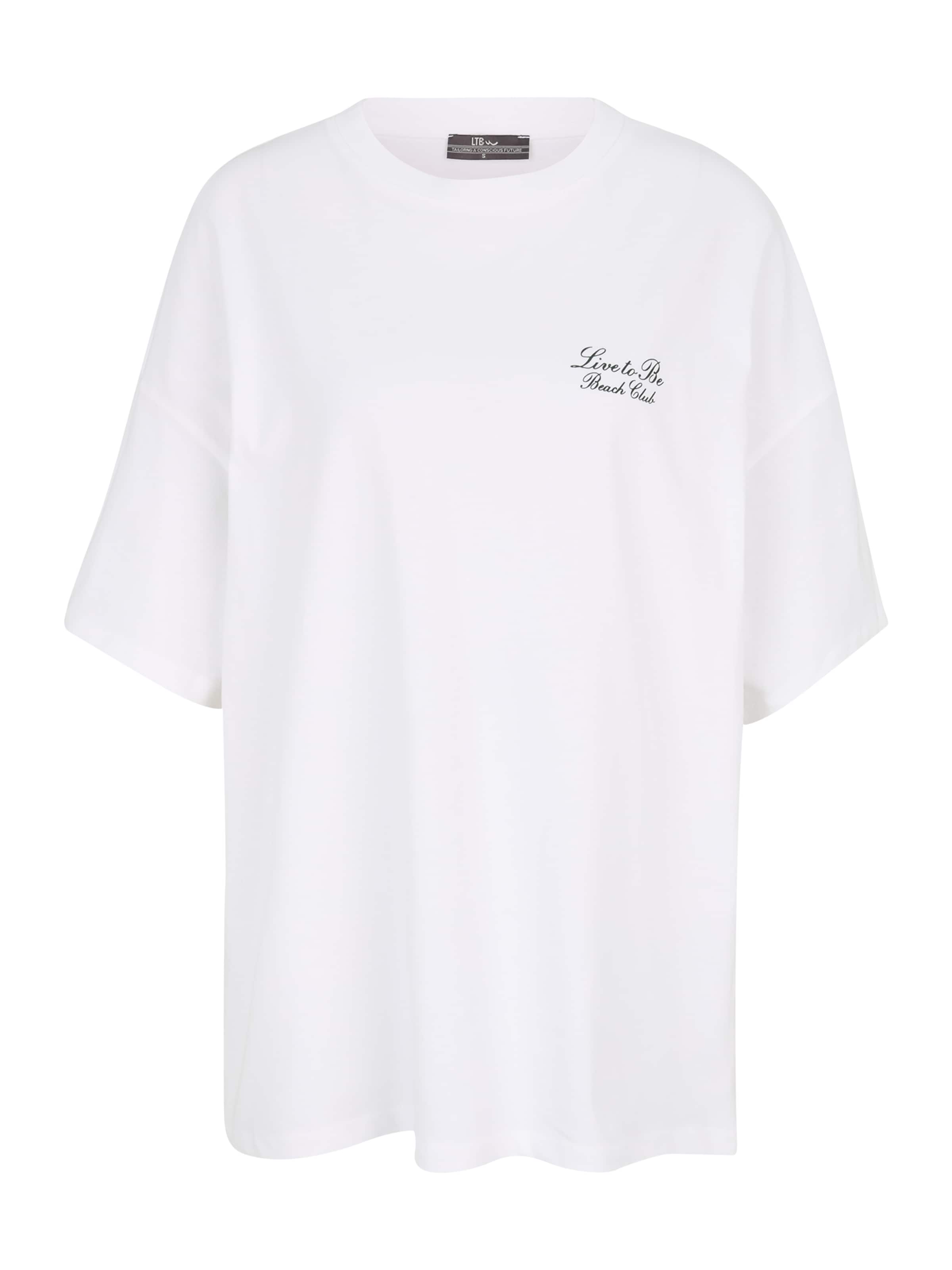 LTB Shirt in Wit: voorkant