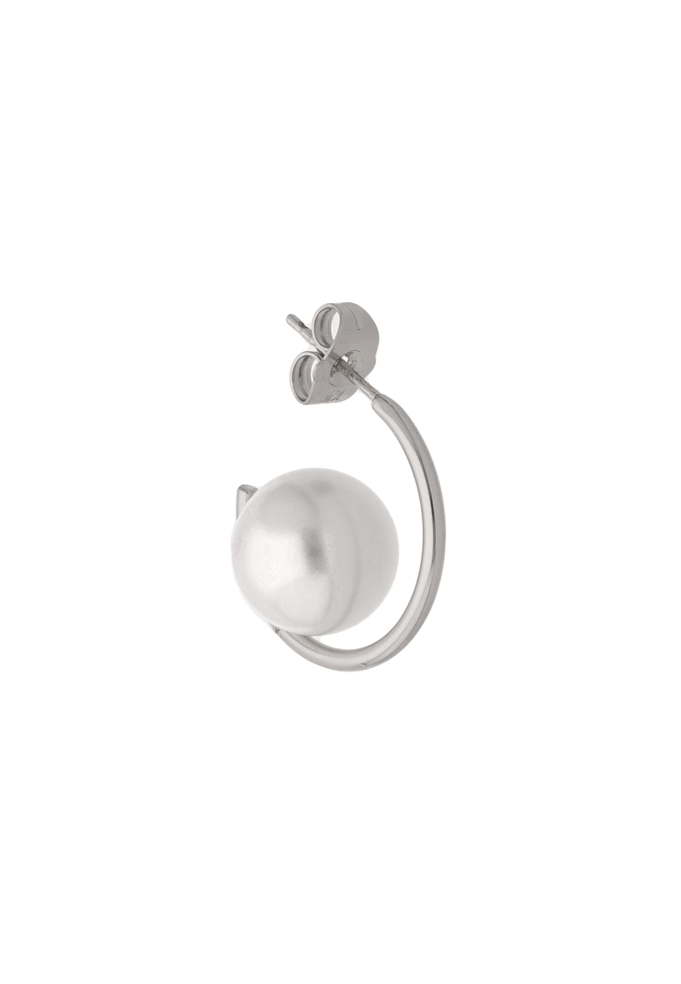 Boucles d'oreilles usha WHITE LABEL en argent