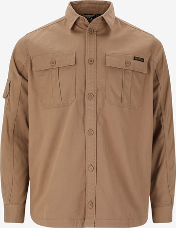 Whistler Regular fit Athletic Button Up Shirt in Brown: front