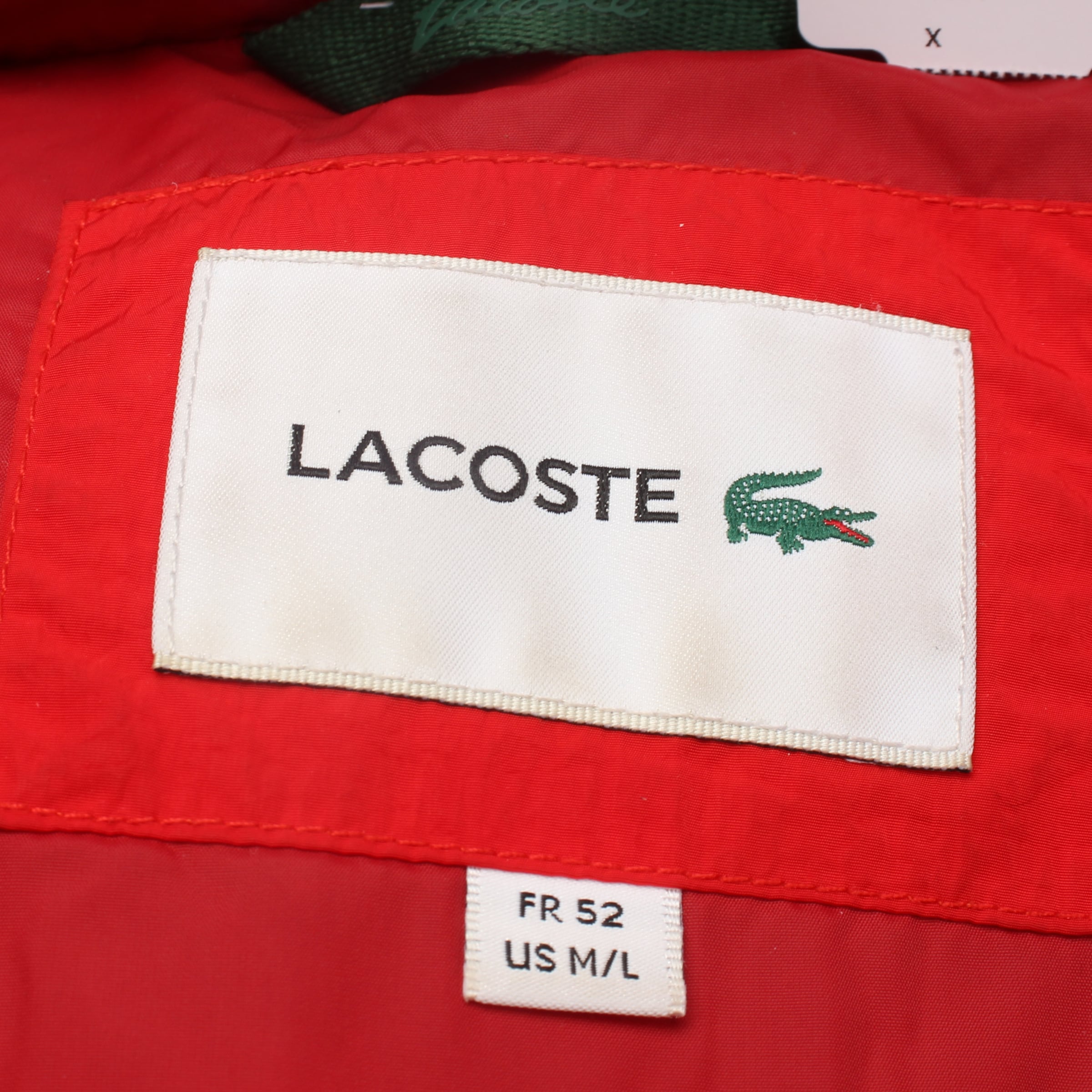 LACOSTE Jacket & Coat in L-XL in Red