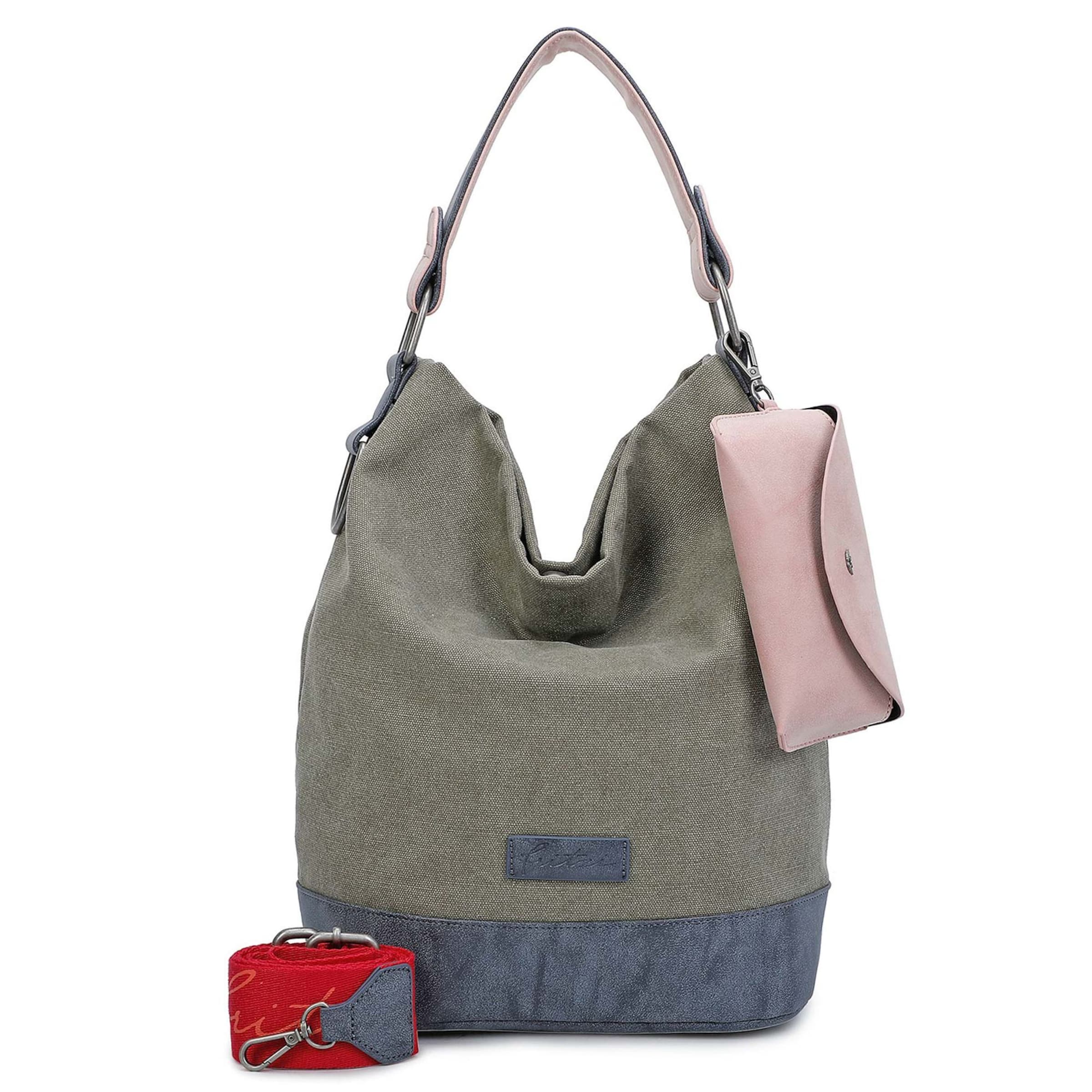 Sac bandoulière 'Izzy Olga' Fritzi aus Preußen en gris : devant
