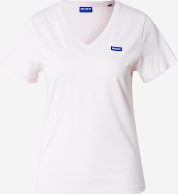 HUGO Koszulka 'Classic' w kolorze różowy: przód