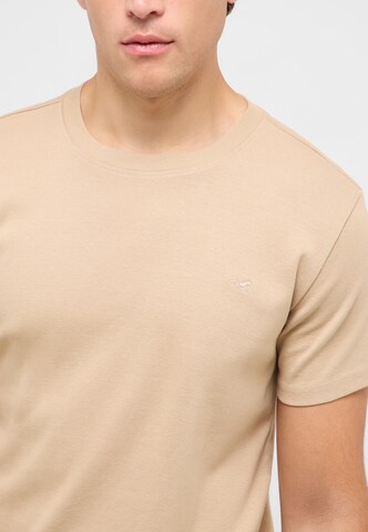 MUSTANG T-Shirt 'Style Allen' in Beige