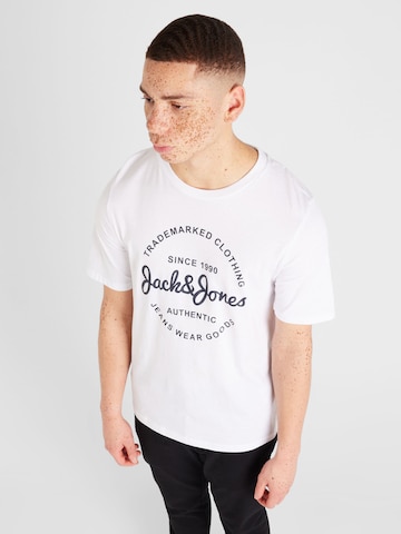 T-Shirt 'FOREST' JACK & JONES en blanc