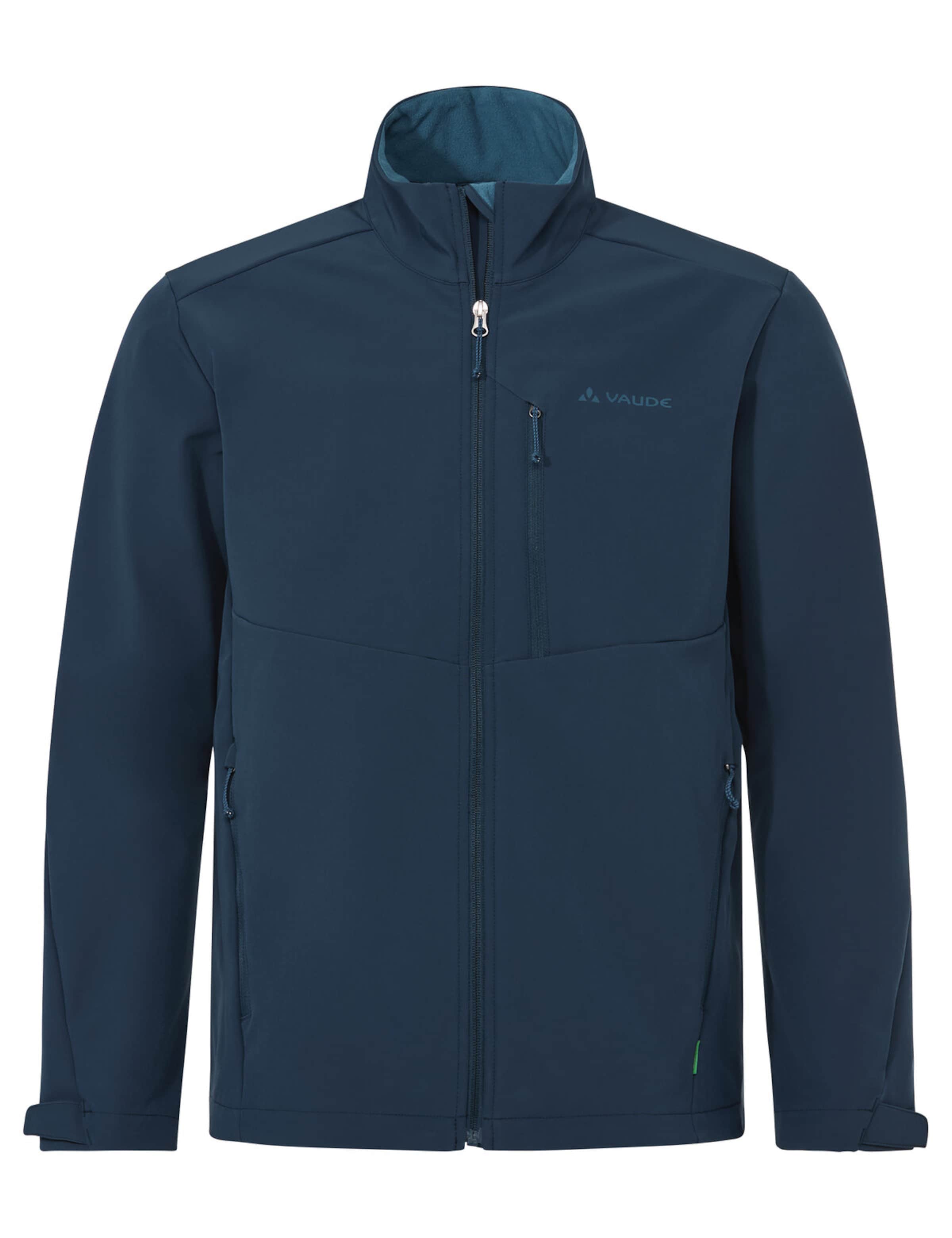 VAUDE Outdoorjas 'Cyclone V' in Blauw: voorkant