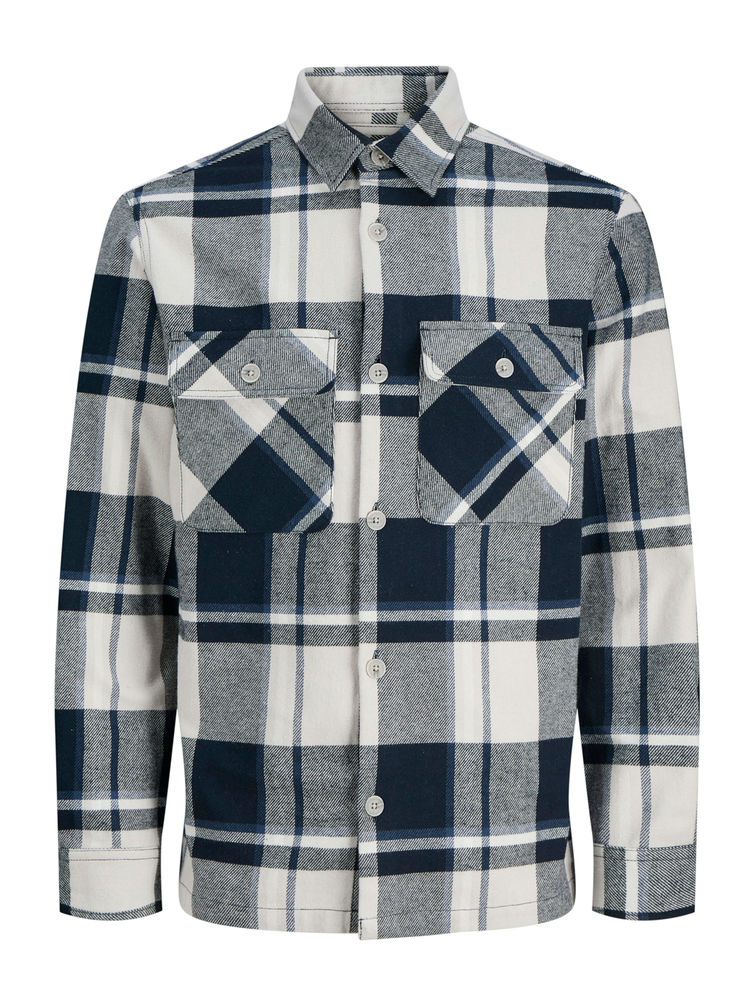 Jack & Jones Premium Regular fit Skjorta 'JPRRAYLE' i blå: framsida